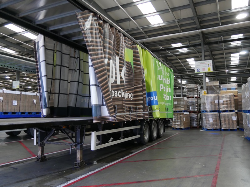 VPK Lorry - loading in warehouse